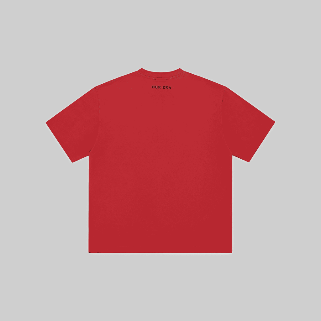 Our Era Tee - WASHED CRIMSON
