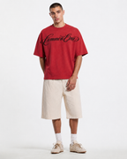 Our Era Tee - WASHED CRIMSON