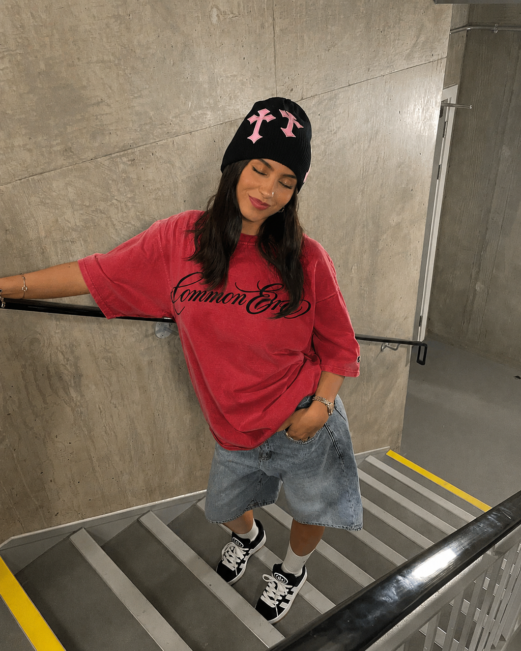 Our Era Tee - WASHED CRIMSON