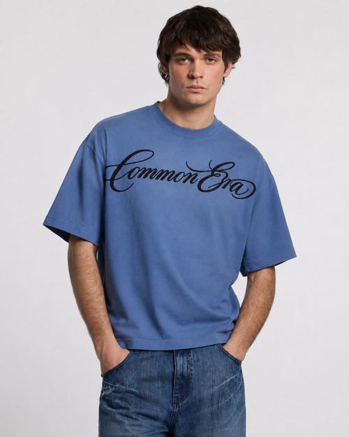 Our Era Tee - WASHED ROYAL